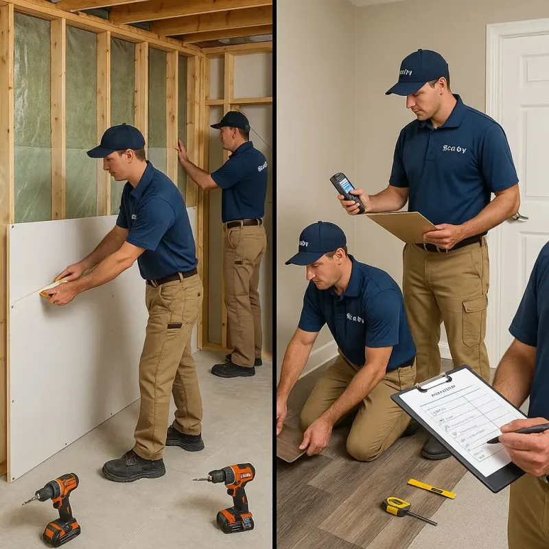 Repairs and Reconstruction process in Lee County, TX